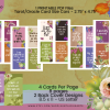 PRINTABLE CARD Deck - Downloadable | Grapes of Gratitude Affirmation Cards - Tarot Sized Cards 2.75 x 4.75 - US Letter Digital - 24 Cards - Image 5