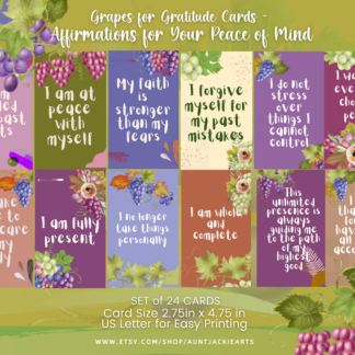 Etsy _ Grapes for Gratitude - Affirmations for Your Peace of Mind