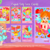 PHYSICAL CARD DECK | The Self-Love Cupid and Fairy Themed Card Deck & Red Bag Set - Image 5