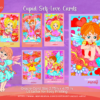 PRINTABLE CARD Deck - Cupid Self-Love Cards Affirmation Cards - Tarot Sized Cards 2.75 x 4.75 - US Letter Digital Download - 30 Cards - Image 2