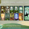 PRINTABLE CARD Deck - Moon Time Fantasy Lenormand Card Deck | Tarot Sized 2.75 x 4.75 - US Letter - Digital Download - 36 Cards - Vivid - Image 3