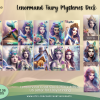 PRINTABLE CARD Deck - Lenormand Fairy Mysteries Deck Card | Tarot Sized 2.75 x 4.75 - US Letter - Digital Download - 36 Cards - Vivid - Image 3