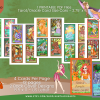 PRINTABLE CARD Deck - Fantasy Nymphs and Spirit Animals Oracle Cards - Tarot Sized Cards 2.75 x 4.75 - US Letter Digital Download - 40 Cards - Image 5