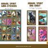 PLR ANIMAL Spirit Oracle CARD Deck Kit - 40 Tarot Sized Cards, 46 page Guidebook, 40 Mini-Stickers, Etsy Listing, Images - Image 3