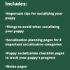 The Ultimate New Puppy Bundle | New Puppy Workbook | Puppy Socialization Workbook | Instant Download | 8.5x11 PDF | Puppy Planning - Image 3
