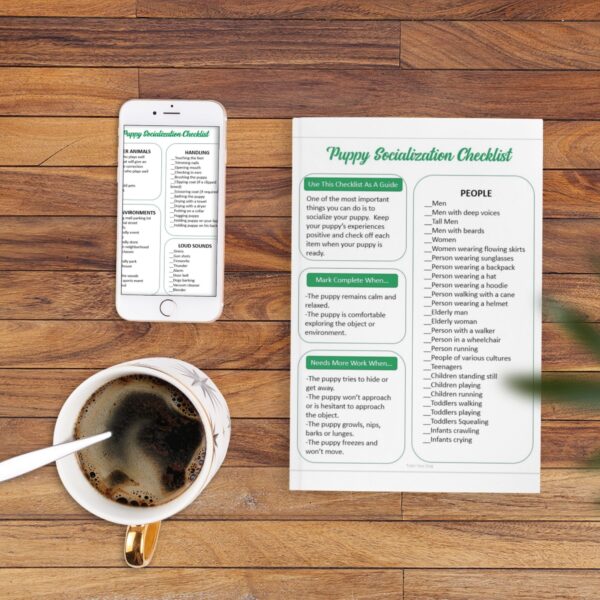 Printable Puppy Socialization Checklist | Dog Socialization | Puppy Training Checklist| Pet Tracker | Dog Worksheet | US Letter - Image 3