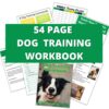 Printable Dog Training Workbook Planner and Tracking Chart | Instant Download | 8.5x11 PDF| Dog Training Planner and Training Log Workbook