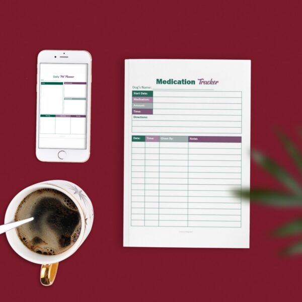 The Complete 20 Page Printable Dog Wellness Tracker | Digital Download, Dog Tracker, Checklist, Schedule, Planner - Image 3