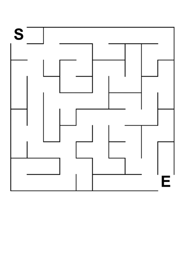 easy maze puzzle