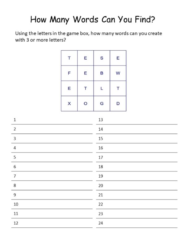 Find The Word Puzzles for ADULTS! Printables. DIGITAL DOWNLOAD! - Image 5