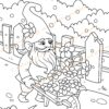 Children's Colouring book Gnomes printable digital download for kids colouring pages - Image 6