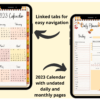 Fall-themed Digital Phone Planner - Lighter Version - Image 2