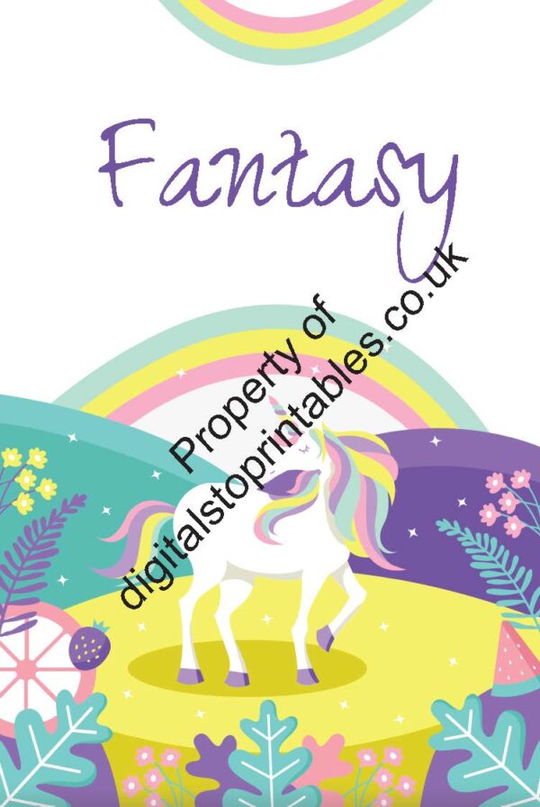 Fantasy1 Coloring Pages in reprintable pdf format