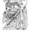 Fantasy1 Coloring Pages in reprintable pdf format - Image 7