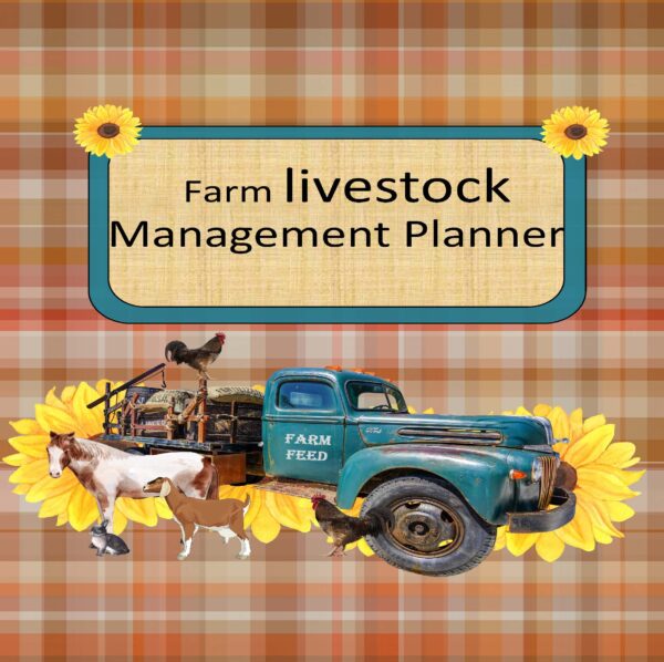 Farm Livestock Management Planner / 34 Page Printable Planner