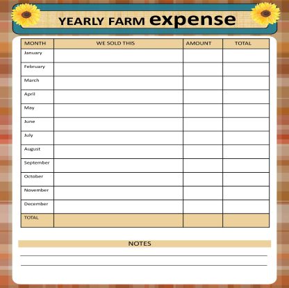 Farm Livestock Management Planner / 34 Page Printable Planner - Image 10