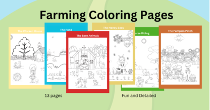 Farming Life Coloring Pages