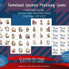 PRINTABLE MATCHING Memory Card Game | Card Game | Memory Game for Kids| Bonus Lunchbox Cards| Pre-K Cards | PDF Color B&W | Gnomes | Farm - Image 4