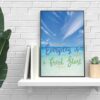 "Everyday Is A Fresh Start" Motivational Wall Art. PRINTABLE! Digital Download.