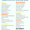 Weekly Cleaning List - Image 2