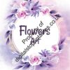 Flowers Coloring Pages in reprintable pdf format