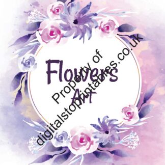 Flowers Coloring Pages in reprintable pdf format