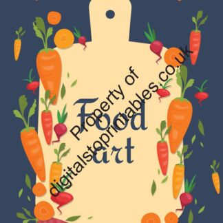 Food Coloring Pages in reprintable pdf format