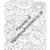 Food Coloring Pages in reprintable pdf format - Image 4