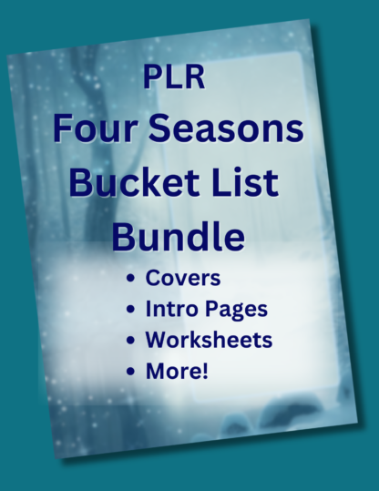 Four Seasons Bucket List Bundle, 4 PLR Workbooks— Spring, Summer, Fall, Winter - Image 6