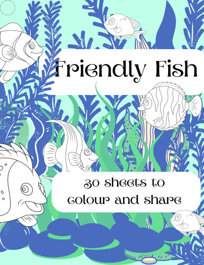 Friendly Fish coloring book