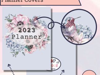 Floral Watercolour 2023 Planner Cover