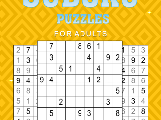 Instant Downloadable Medium Sudoku Puzzle Book for Adults. Contains 100 'Medium' Puzzles with Answers