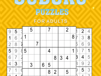 Instant Downloadable Sudoku Hard Printable Puzzle Book for Adults. Contains 100 'Hard' Puzzles with Answers