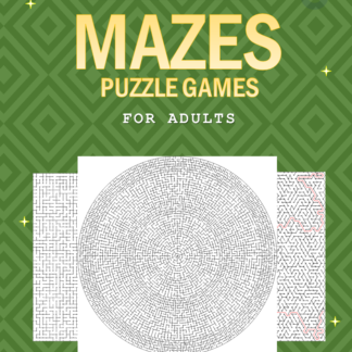 Very Hard Maze Puzzles Front Cover
