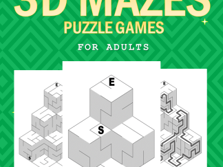 Easy 3D Mazes Front Cover