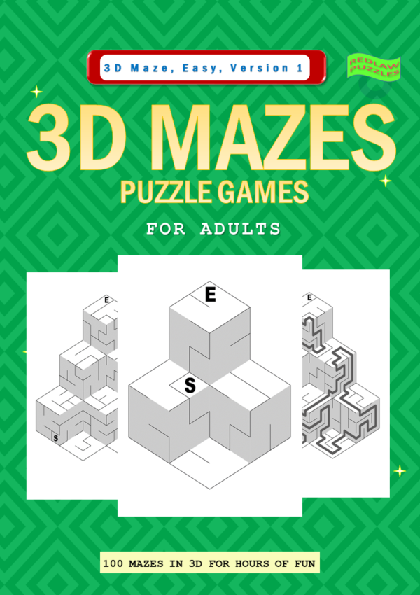 Easy 3D Mazes Front Cover