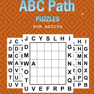 ABC Path Puzzles 1, a delightful maze of letters designed to sharpen your mind
