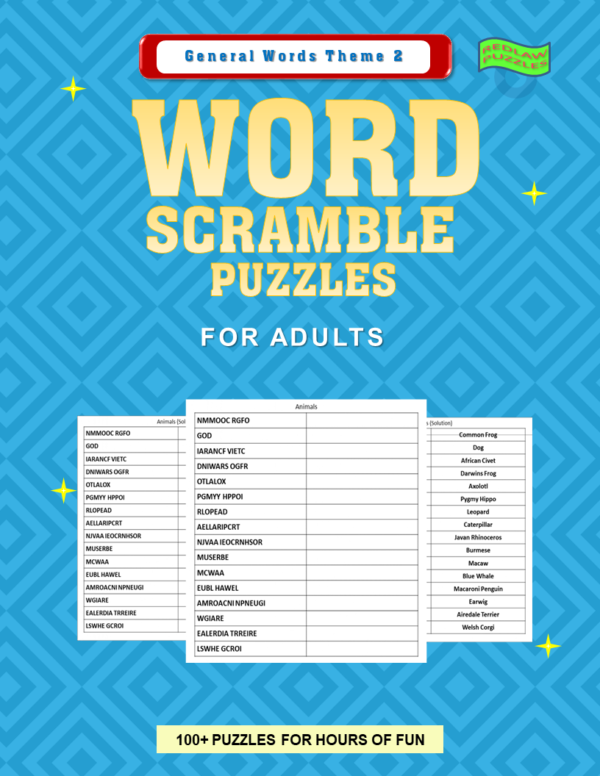 Word Scramble #2 front cover