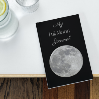 Full Moon Journal home printable mock up