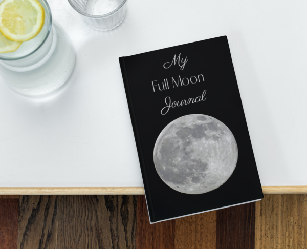 Full Moon Journal home printable mock up