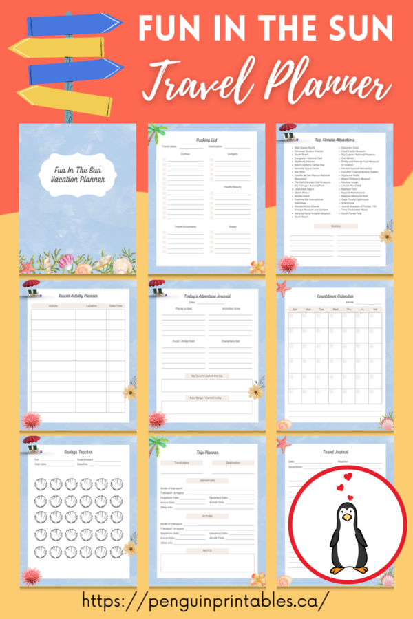 Travel Planner For Memorable Journeys And Vacations
