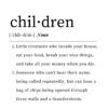 Funny Definition of Children Digital Print, Wall Art, PRINTABLE - Image 6