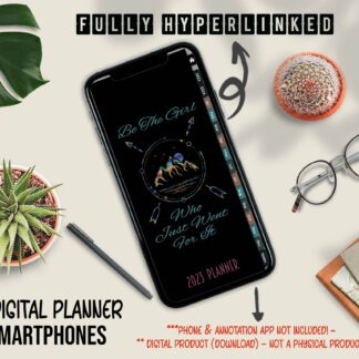 2023 Digital Planner for Smartphones - The Girl Who Went For It