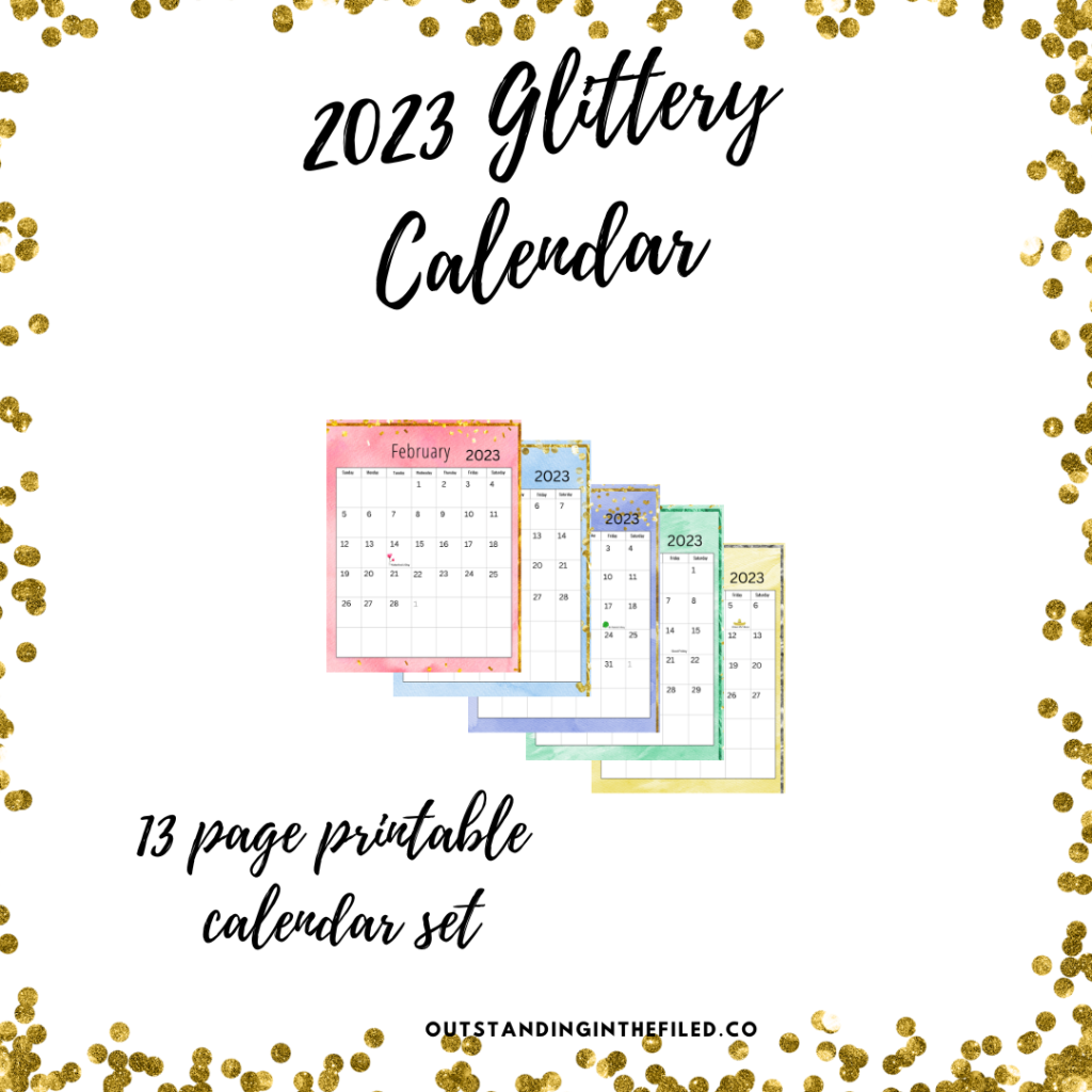 2023 Colorful Glittery Calendar 12 Month Vertical Inspired Fun 2023-colorful-glittery-calendar-12-month-vertical-inspired-fun