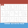 Gnome Activity Sheet Pack of 60, Printable Gnome Activity Pages, Gnome Dot to Dot, Gnome Tracing Pages, Printable Kids, Kids Activity Pages - Image 6
