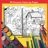 Gnome Coloring, Coloring Page Bundle, Gnome Coloring Pages for Kids, 30 Pages, Kids Coloring Pages, US Letter, Gnome Fairy Houses, Fantasy - Image 7