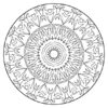 Mandala Coloring Pages - The Garnier, Printable Mandala Art Designs to Color - Image 2