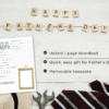 All About Grandpa Questionnaire, Father's Day Printable Gift for Grandfather - Image 3