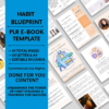 Habit Blueprint Stacking Tracking | PLR Digital Book | Private Label eBook | Editable Rebrandable | Done for You White Label | Life Coaches