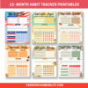 Monthly Habit Tracker Printable - Image 3